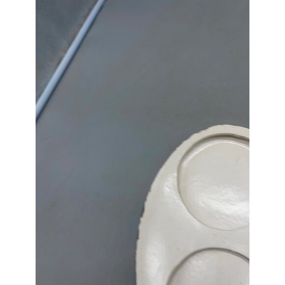 vintage hand painted set of 2 T.G. Holland kids wall art work oval brown READ - Picture 8 of 8